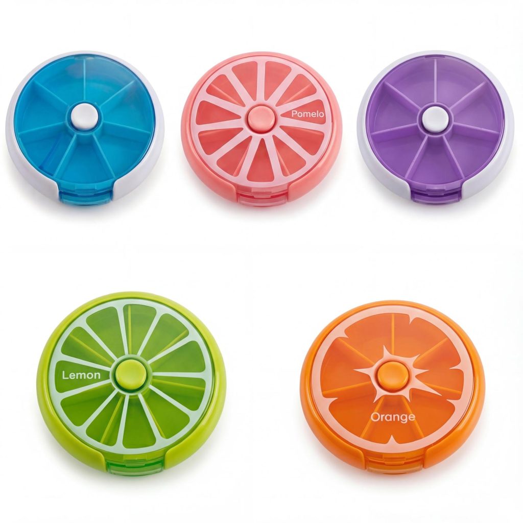 FruitBuddy – Het Fruitige Medicijndoosje voor Elke Dag, Pillendoos, Vitaminen, Supplementen,volwassenen kinderen€ 7,95 🍋🍊FruitBuddy – Het Fruitige Medicijndoosje voor Elke Dag Maak je dagelijkse medicatiemoment een stuk leuker met onze kleurrijke en compacte medicijndoosjes in frisse fruitsmaken! 💛 Handig & vrolijk – 7 vakjes voor elke dag van de week 🍉 Fruitdesigns die je tas, badkamer of nachtkastje meteen opvrolijken 🧡 Makkelijk mee te nemen – klein, licht en klikvast 💚 Perfect voor onderweg, op werk of op vakantie Of je nu gaat voor Lemon, Orange, Pomelo, lemon of Blueberrie… Er zit altijd een kleur bij die bij jou past! ➡️ Bestel ze nu bij Zorq.shop en maak medicatie nemen nét even leuker.