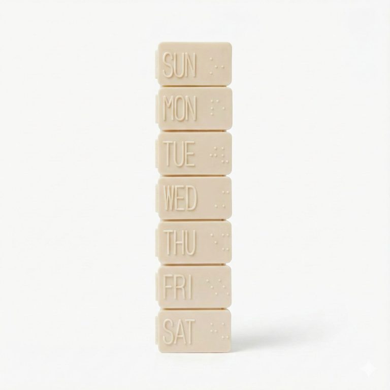 Medicijnendoos- My7days- georganiseerd, simpel & zorgeloos€ 5,95 De zachte kleuren — zacht roze, zacht wit, zacht crème en zacht groen — maken My7days niet alleen superhandig, maar ook gewoon mooi om te zien. 🌿✨ My7days is jouw mini-weekplanner in doosjesvorm: 7 dagen, 7 vakjes, nul gedoe. Handig voor thuis, ideaal op werk en superpraktisch voor onderweg. Alles netjes bij elkaar, elke dag weer. My7days – georganiseerd, simpel & zorgeloos. Category: Wekelijks medicatie Tags: m7days, medicatie, pildoosje, pillendoosje, wekelijksmedicatie