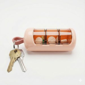 ZorqCase medicijndoosje roze